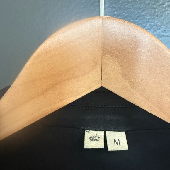 Helmut Lang EUC  Black Blazer M silk lining culpo and cotton slight tux vibe - Picture 8 of 17